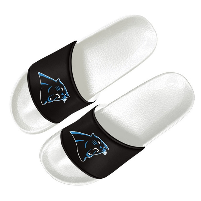 Men's Carolina Panthers Flip Flops 001